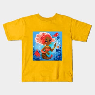 mermaid girl Kids T-Shirt